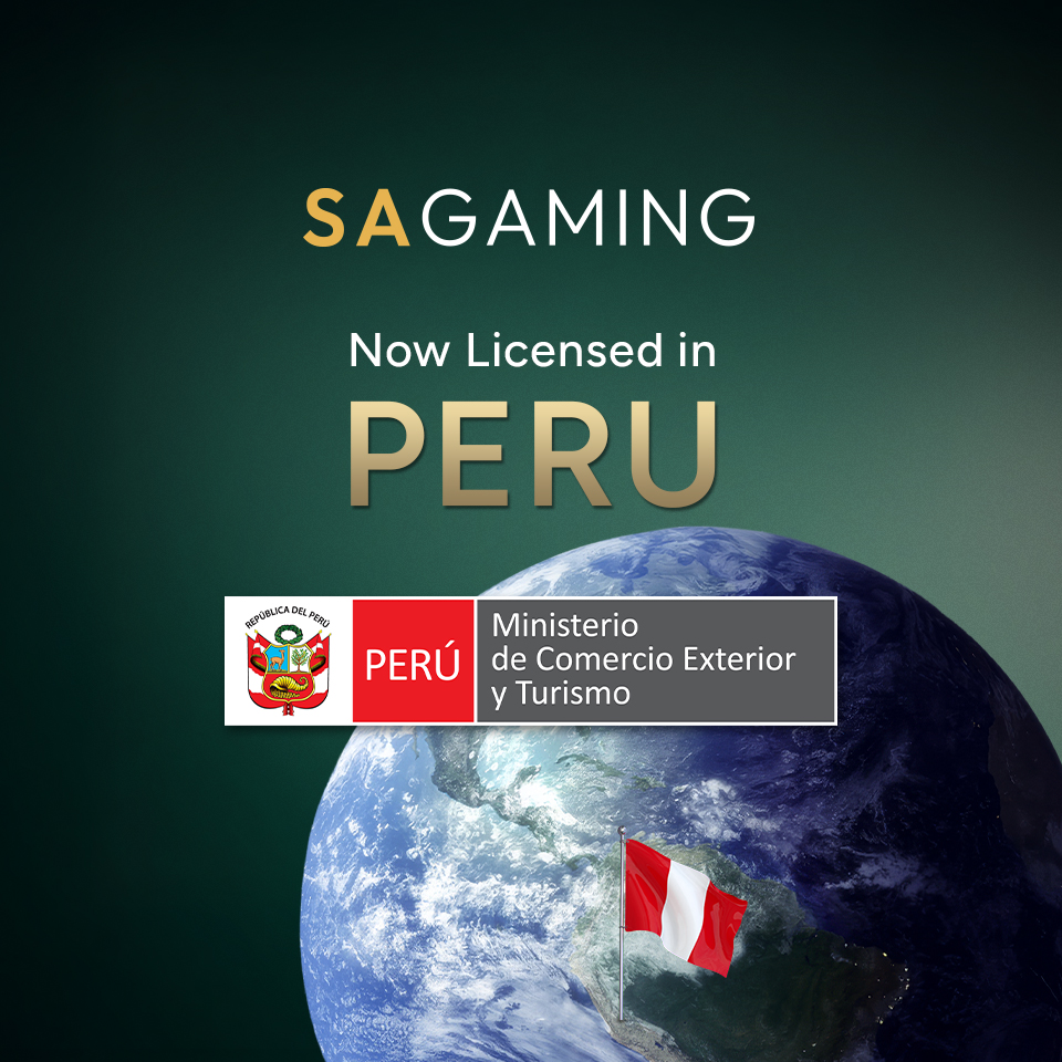 A SA Gaming está agora licenciada no Peru!